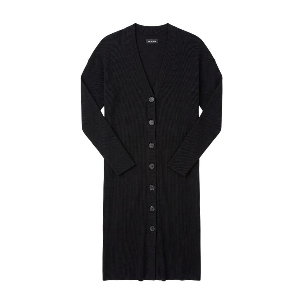 Naadam Ribbed Cardigan Midi Dress Size Small